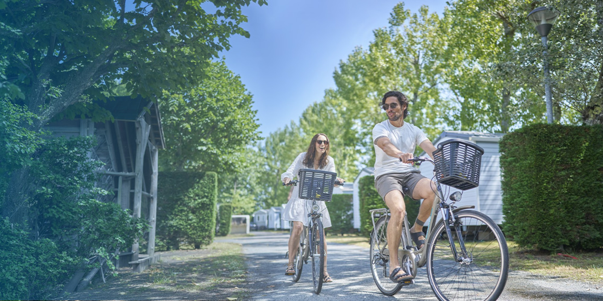 Vacances en camping au printemps enseignant