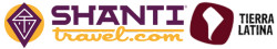 Logo SHANTI TRAVEL & TIERRA LATINA