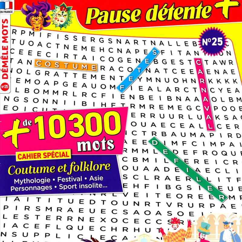 DEMELE MOTS PAUSE DETENTE 